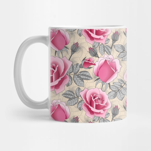 Roses Pattern by Designoholic